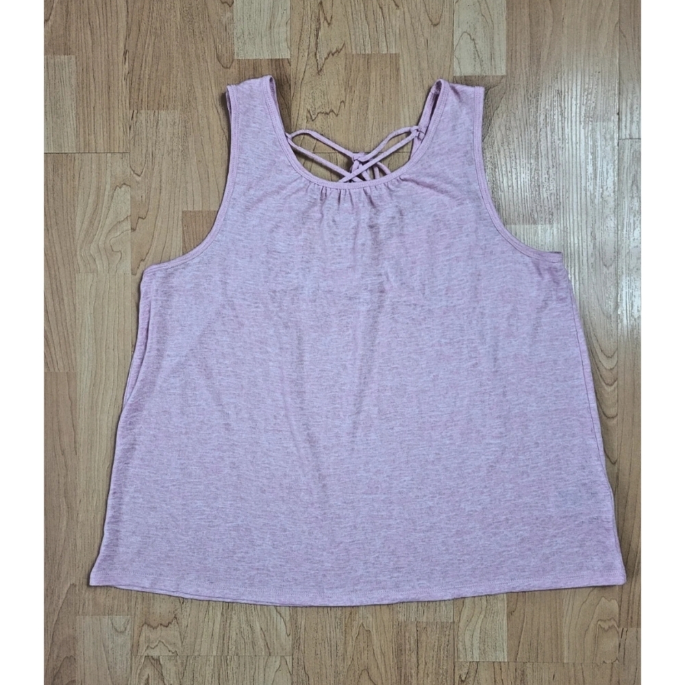 Gap knit tie back tank top